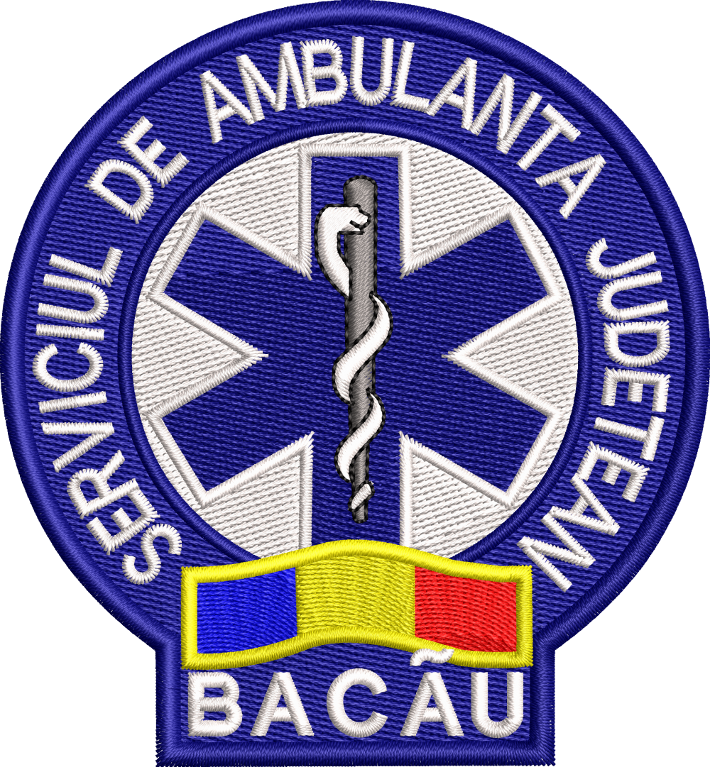 EMBLEMA AMBULANTA SAJ MANECA - BACAU